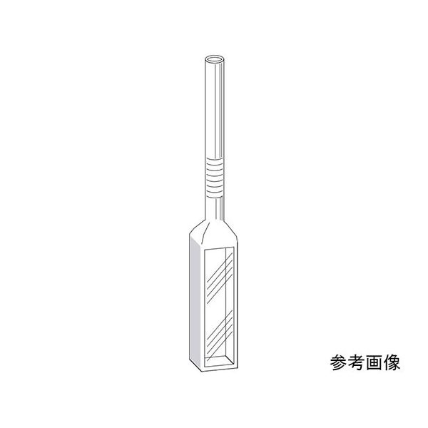 東ソー 段継ぎ管付セル（2面透明）合成石英 T