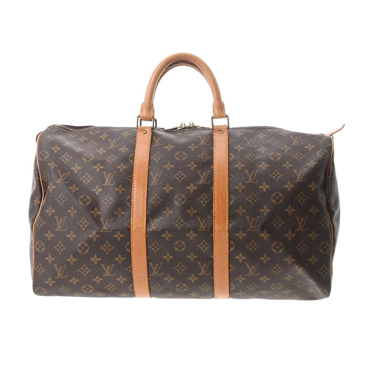 LOUIS VUITTON ルイヴィトン モノグラム キーポル 50 ブラウン M41426 ユニセックス モノグラムキャンバス ボストンバッグ Bランク 中古 