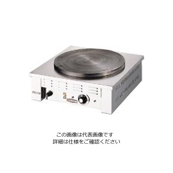 遠藤商事 電気式クレープ焼器 62-6538