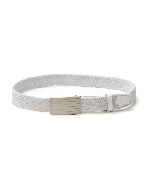 【日本正規品】 ブリーフィング ゴルフ ベルト BRIEFING GOLF BG BUCKLE MESH BELT 穴なし 星条旗 日本製 BRG211G35