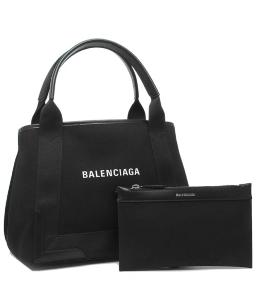 バレンシアガ トートバッグ ネイビーカバ Sサイズ ブラック レディース BALENCIAGA 339933 2HH3N 1000