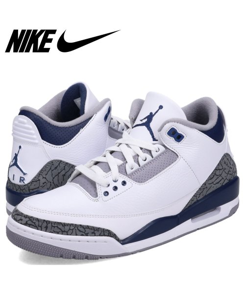 NIKE AIR JORDAN 3 RETRO ナイキ エアジョーダン3 レトロ スニーカー メンズ ホワイト 白 CT8532－140