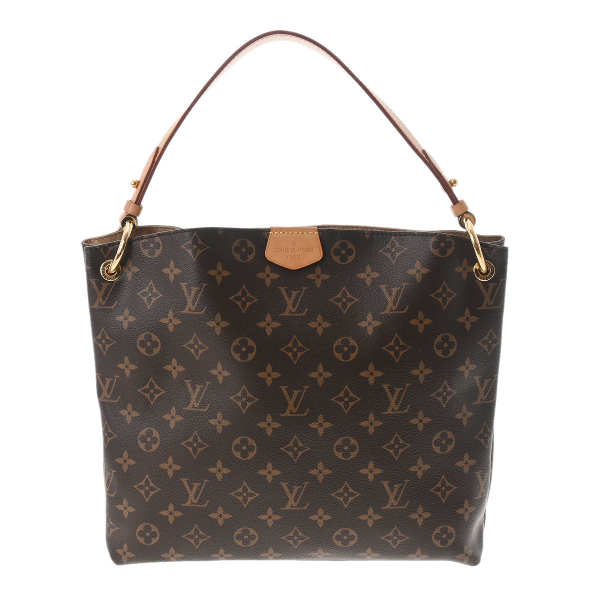 LOUIS VUITTON ルイヴィトン モノグラム グレースフル PM ベージュ M43701 レディース モノグラムキャンバス ワンショルダーバッグ ABランク 中古 