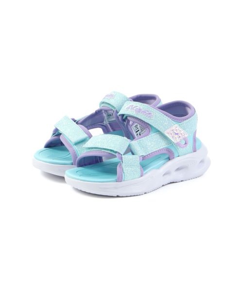 スケッチャーズ SKECHERS キッズ ジュニア サンダル ソラ グロウ サンダル 303024 光る靴 女の子 かわいい HI－SK303024