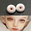 【12mm14mm16mm18mm】 ドールアイ ハンドメイドドール bjd 目 サイズ14/6 オビツ11アイ-4574