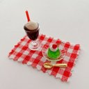 ☆ミニチュア　メロンゼリーとコーヒーフロートセット☆