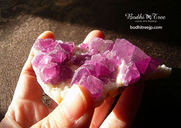 ピンクフローライト クラスターa Pink fluorite cluster