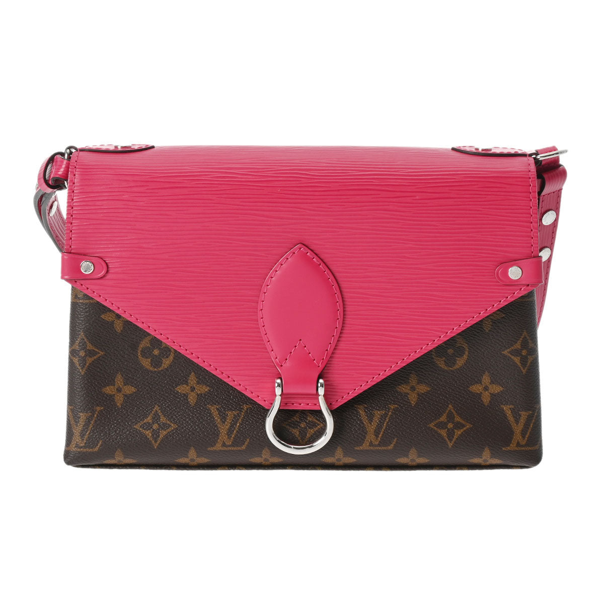 LOUIS VUITTON ルイヴィトン モノグラム×エピ サンミシェル フリージア M43578 レディース モノグラムキャンバス エピレザー ショルダーバッグ Aランク 中古 