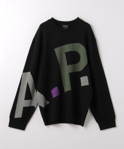 ＜A.P.C.＞ロゴ オールオーバー セーター