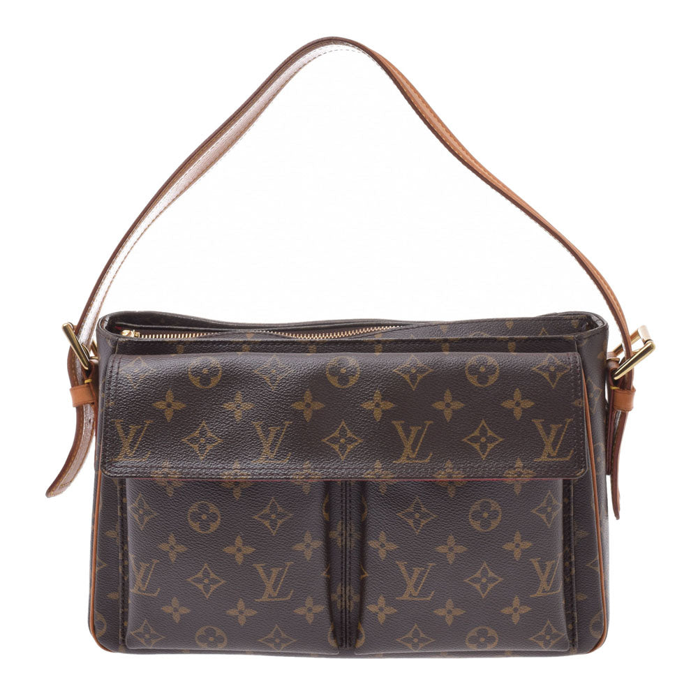 LOUIS VUITTON ルイヴィトン モノグラム ヴィバシテGM ブラウン M51163 レディース モノグラムキャンバス ハンドバッグ Bランク 中古 