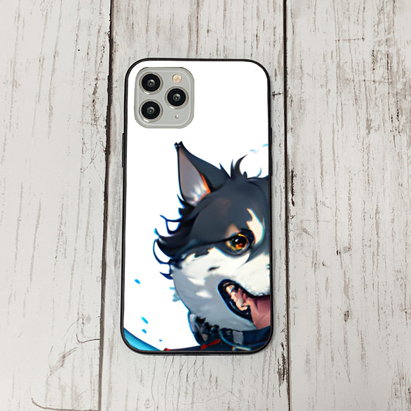 iphoneケース2-5-25 iphone 強化ガラス 犬・いぬ・ワンちゃん 箱10 かわいい アイフォン iface