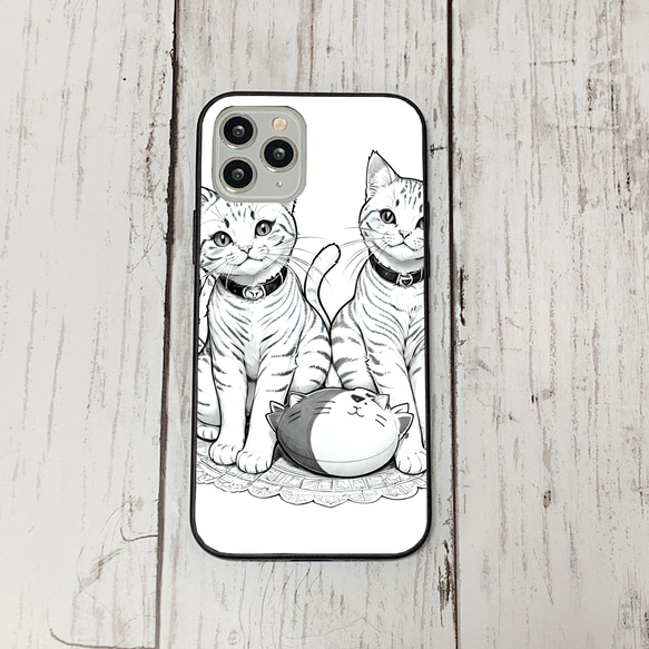 iphoneケース3-5-34 iphone 強化ガラス 猫・ねこ・ネコちゃん 箱19 かわいい アイフォン iface