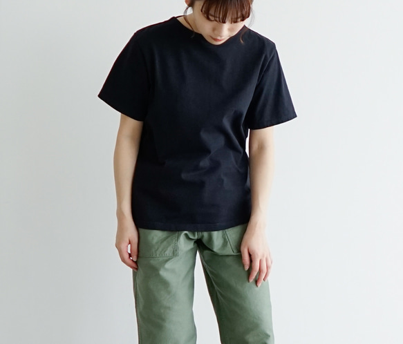 size2完売 /MVS コットン/center back tshirt /dark navy