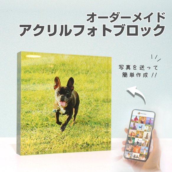 犬　猫　ペット　かわいい　記念写真　アクリル　ペットフォト　写真立て　ハンドメイド　フォトフレーム　#D01