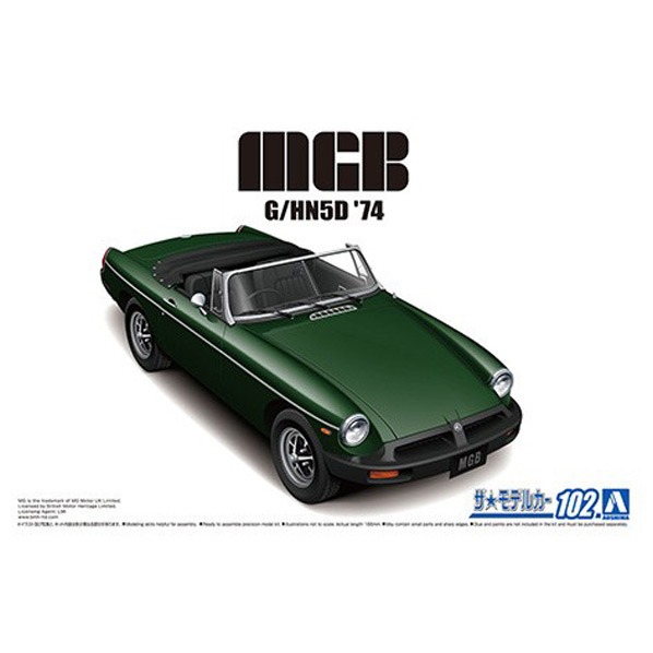 アオシマ 1/24 ザ・モデルカー No．102 BLMC G/HN5D MG-B MK-3 74 ｻﾞﾓﾃﾞﾙｶ-102GHN5DMGBMK3