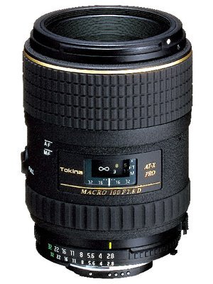 Tokina マクロレンズ AT-X M100 PRO D 100mm F2.8 MACRO ニコン用 フィルム/デジタル一眼対応【中古品】