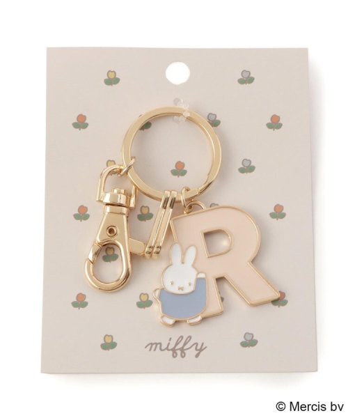 Dick Bruna miffy イニシャルチャーム R