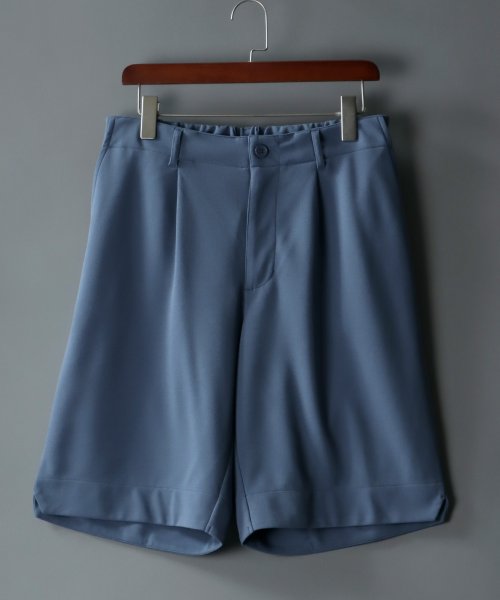 【SITRY】Cut georgette wide Shorts/カットジョーゼット ワイド ショーツ メンズ