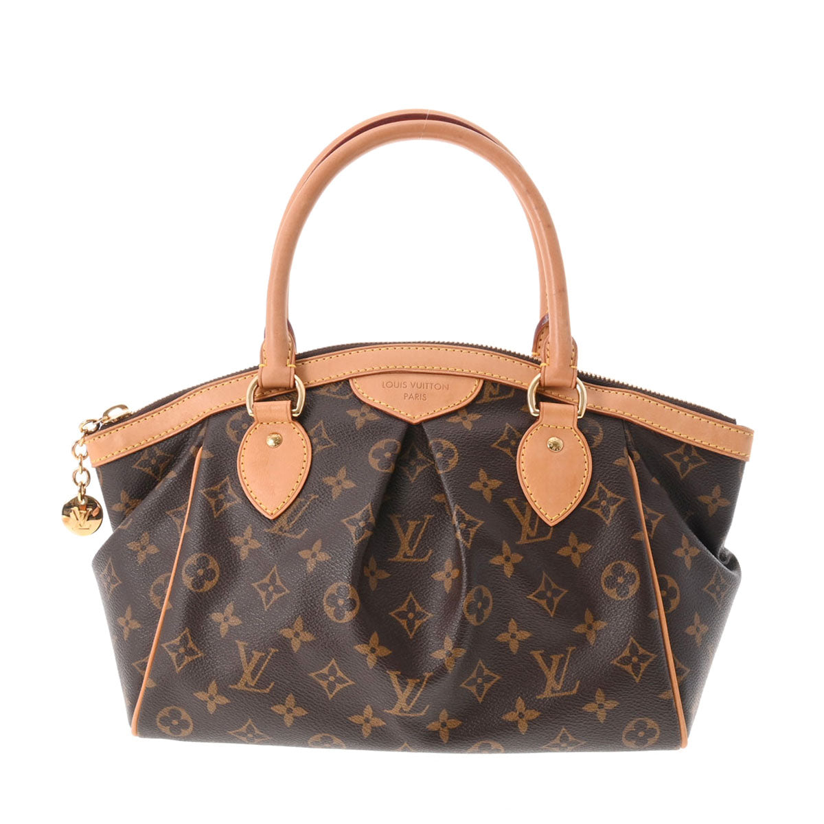 LOUIS VUITTON ルイヴィトン モノグラム ティヴォリ PM ブラウン M40143 レディース モノグラムキャンバス ハンドバッグ ABランク 中古 