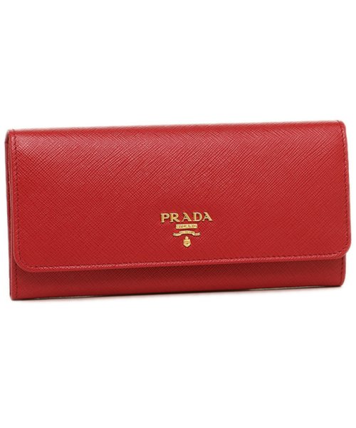 プラダ 長財布 レディース PRADA 1MH132 QWA F068Z レッド