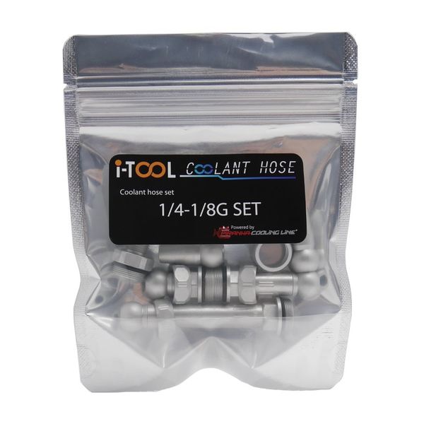 iーTOOL 1/4システムクーラントホースセット 1/8G 1/41/8GSET 1セット（直送品）