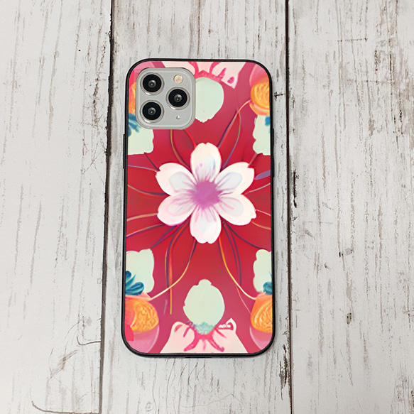 iphonecase6-4_16 iphone 強化ガラス お花(ic) アイフォン iface ケース