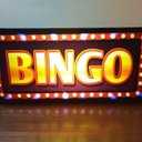 【電池式】Bingo ビンゴ大会 ビンゴゲーム パーティー イベント 飾り サイン 看板 置物 雑貨 コンパクト 電飾看板 LED2wayライトBOX