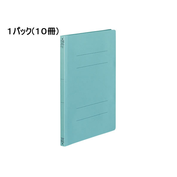 コクヨ フラットファイル(ダブルとじ具タイプ) A4タテ 青 10冊 1パック(10冊) F835872-ﾌ-VD10B