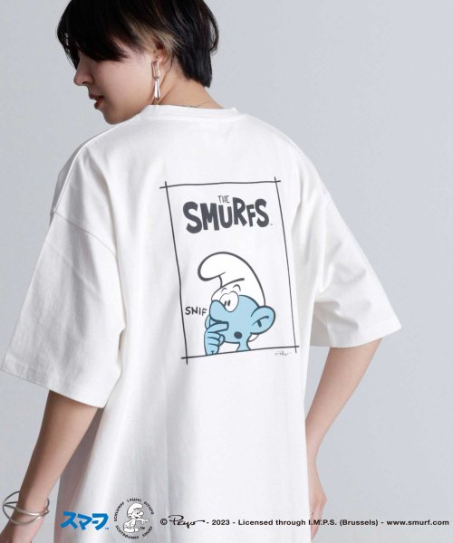 【スマーフ】コラボプリントＴシャツ