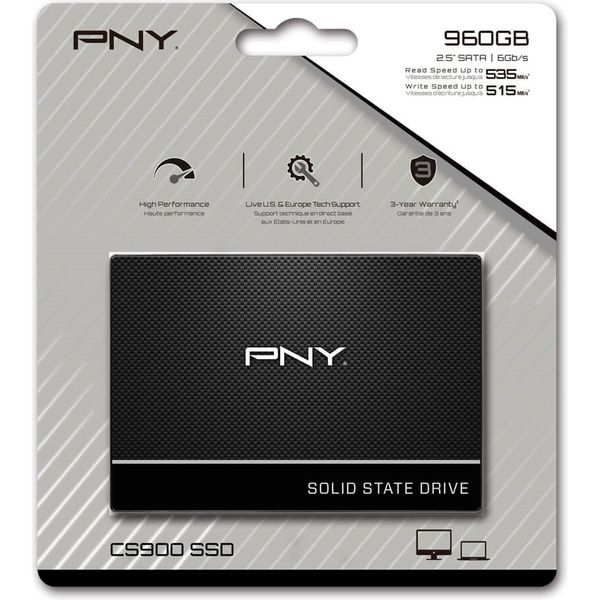 PNY PNYブランド CS900 2.5 inch SATA III ソリッドステートドライブ SSD7CS900