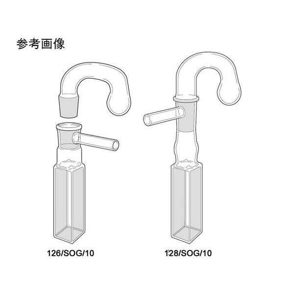 嫌気性スタンダード石英セル ツンベル管付き