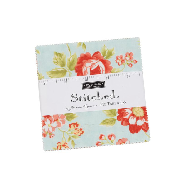 「Stitched」moda Charm Pack （カットクロス42枚）Fig Tree & Co.