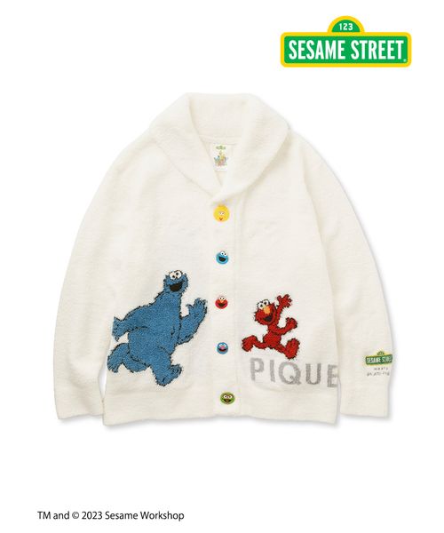 gelato pique/【SESAME STREET】【UNISEX】ジャガードショールカーディ･･･