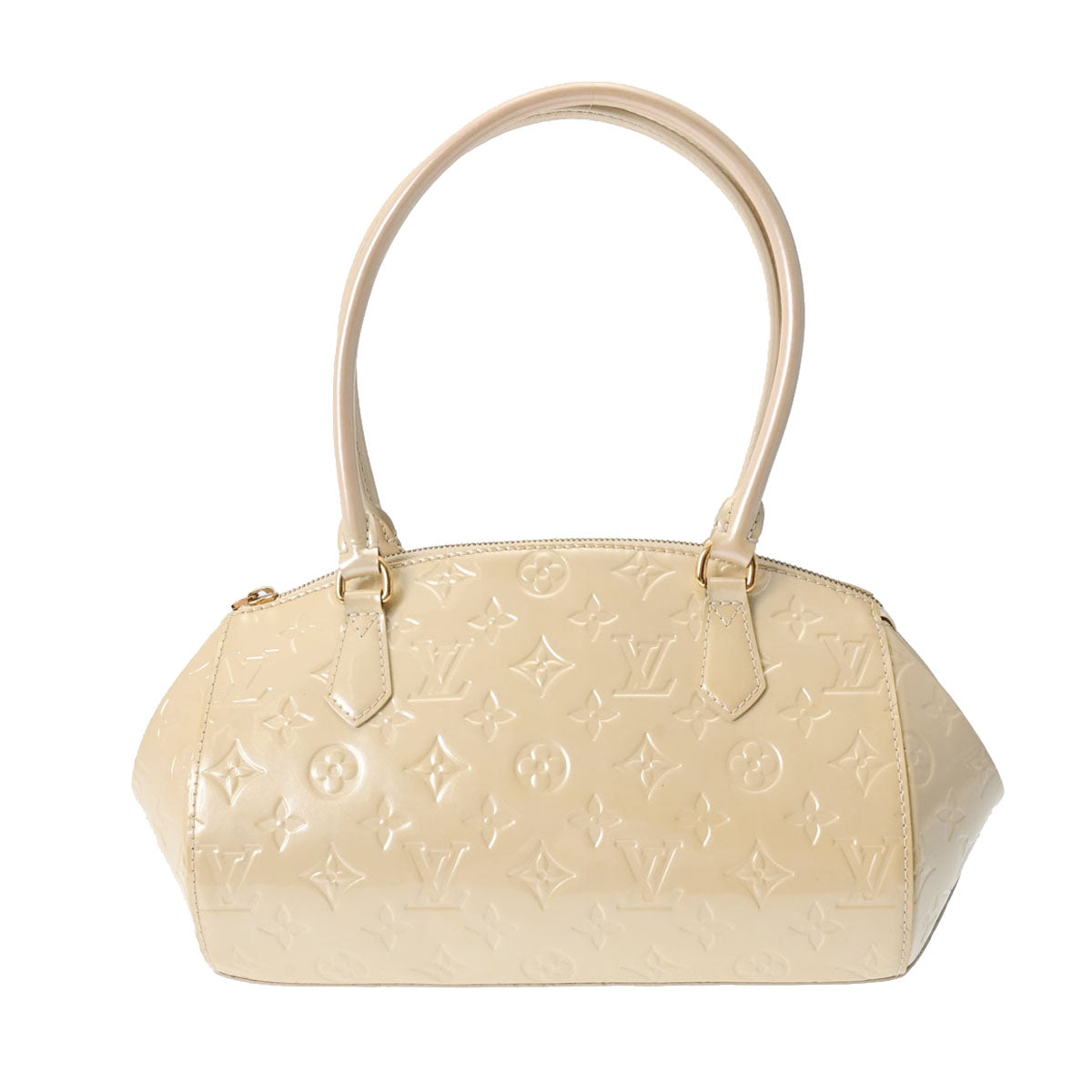 LOUIS VUITTON ルイヴィトン ヴェルニ シャーウッド PM ブロンコライユ M91491 レディース モノグラムヴェルニ ハンドバッグ Bランク 中古 