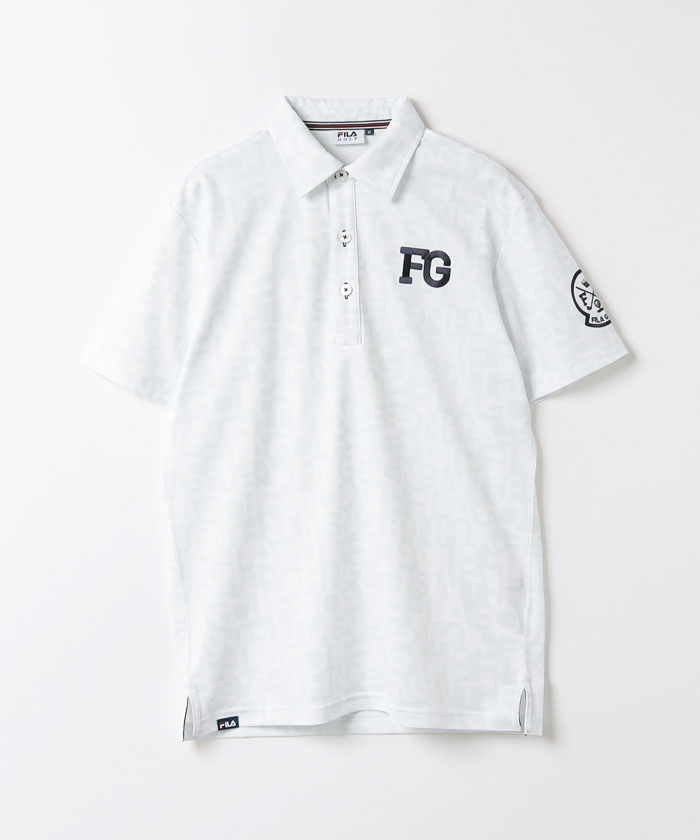 フィラゴルフ（メンズ）/FILA GOLF　タイポ系プリント半袖シャツ