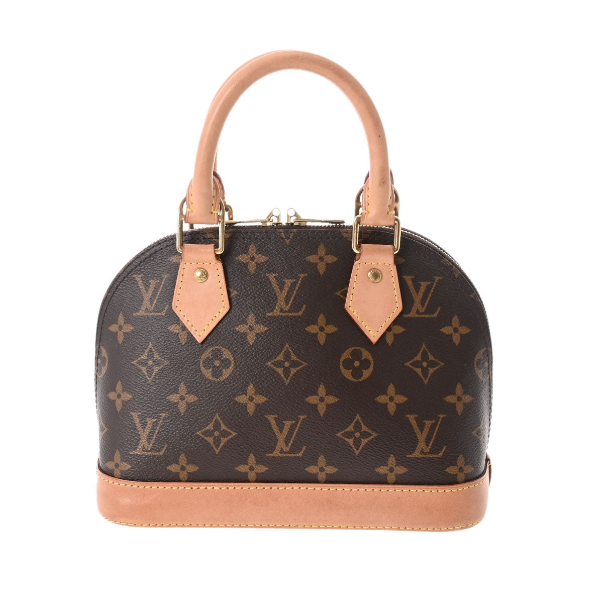 LOUIS VUITTON ルイヴィトン モノグラム アルマBB ブラウン M53152 レディース モノグラムキャンバス ハンドバッグ Bランク 中古 