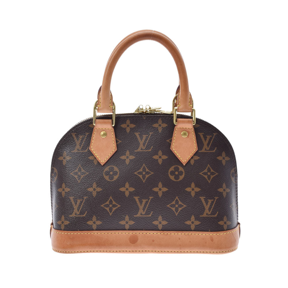 LOUIS VUITTON ルイヴィトン モノグラム アルマBB ブラウン M53152 レディース モノグラムキャンバス ハンドバッグ Bランク 中古 