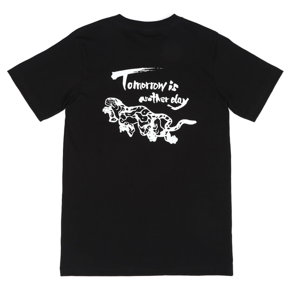 Tシャツ メンズ 葛飾北斎 浮世絵 タイガー ”Tomorrow is another day” 明日は明日の風が吹く