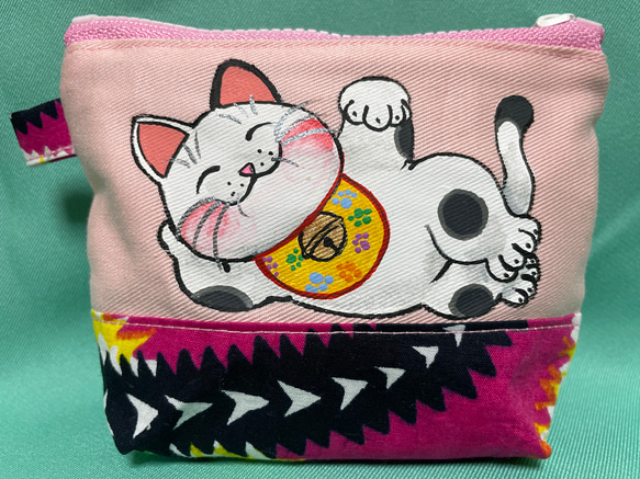 限定商品　ミニポーチ(なまけねこ)