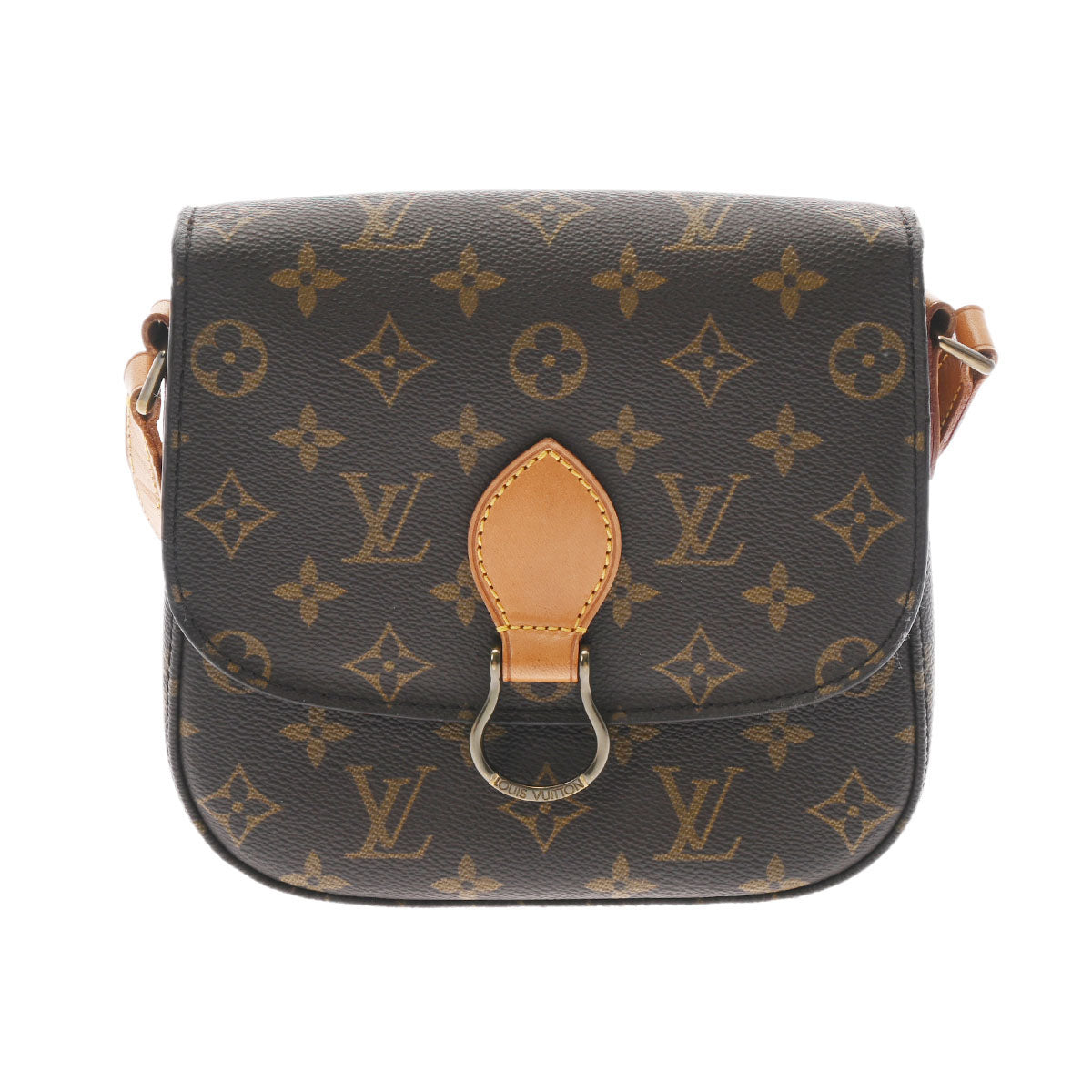 LOUIS VUITTON ルイヴィトン モノグラム サンクルー MM ブラウン M51243 レディース モノグラムキャンバス ショルダーバッグ Bランク 中古 