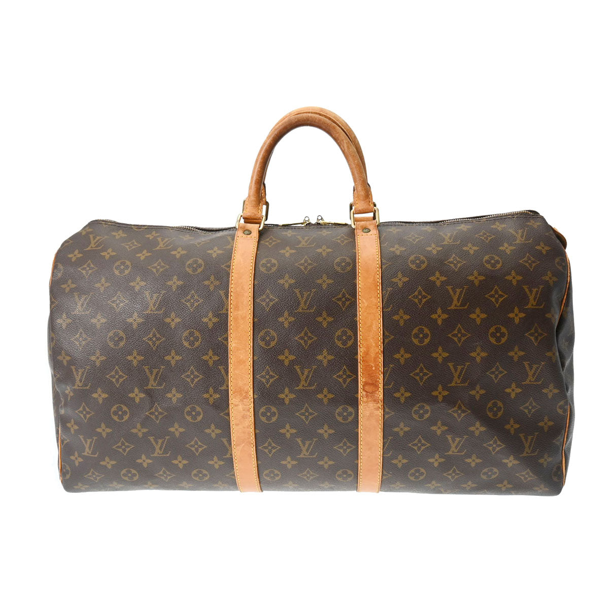 LOUIS VUITTON ルイヴィトン モノグラム キーポル 55 ブラウン M41424 ユニセックス モノグラムキャンバス ボストンバッグ Bランク 中古 