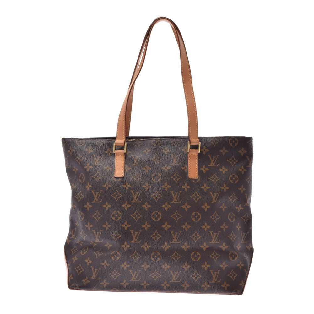 LOUIS VUITTON ルイヴィトン モノグラム カバ・メゾ トートバッグ ブラウン M51151 ユニセックス モノグラムキャンバス ハンドバッグ Bランク 中古 