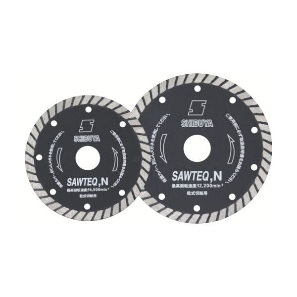 シブヤ ドライブレードSAWTEQ N Pro 4インチ SAWTEQN PRO4 1枚 852-4036（直送品）