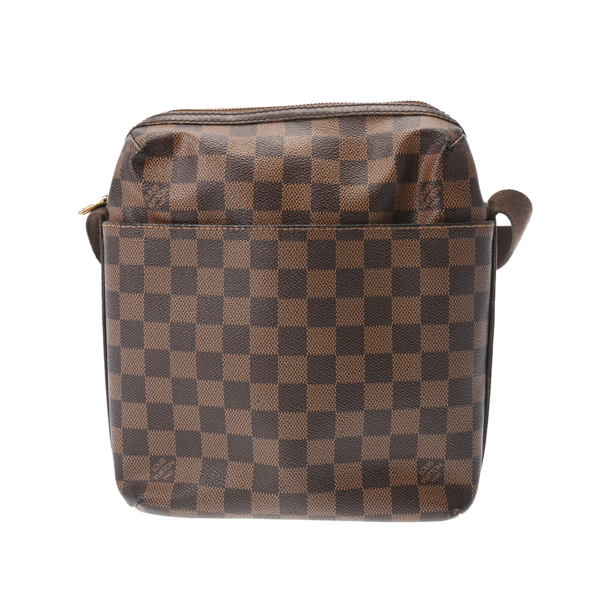 LOUIS VUITTON ルイヴィトン ダミエ トロターボブール ブラウン N41135 ユニセックス ダミエキャンバス ショルダーバッグ Bランク 中古 