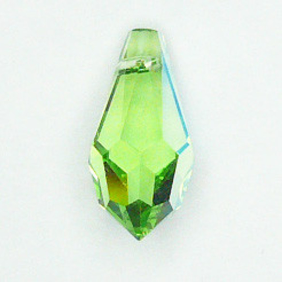 スワロフスキー＃6000　PERIDOT（ペリドット）AB　13X6.5mm　10個