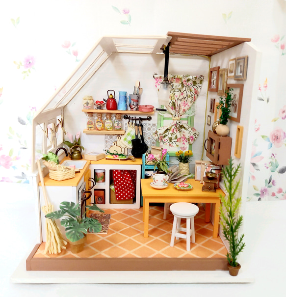 『COUNTRY  KITCHEN』ミニチュアドールの完成品です