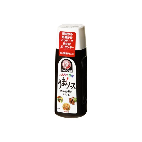 ブルドックソース ブルドック うまソース 300ml x30 2256993 1セット(30本)（直送品）