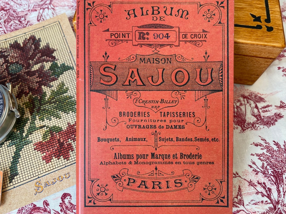 フランスより届きました！『Sajou（サジュー）クロスステッチ ALBUM　図案№904』