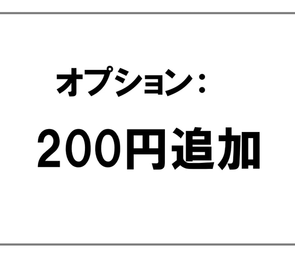 追加料金ページ： ２００円