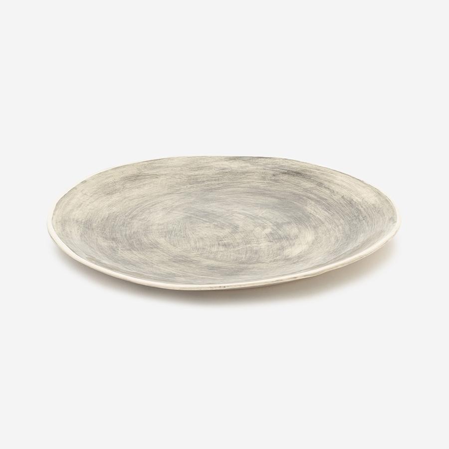 Wonki Ware | DINNER PLATE STANDARD PLAIN WASH R19cm Black